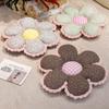 Flower Plush Lumbar Support Cushion for Office, Bedroom, and Dormitory