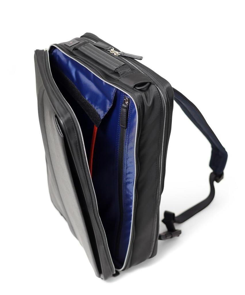 Sac à dos d'affaires ISIT Saphir II, 3-en-1, Convient aux formats B4 et PC 15,6 pouces, Serviette pour homme, Non. 937514 (Noir)