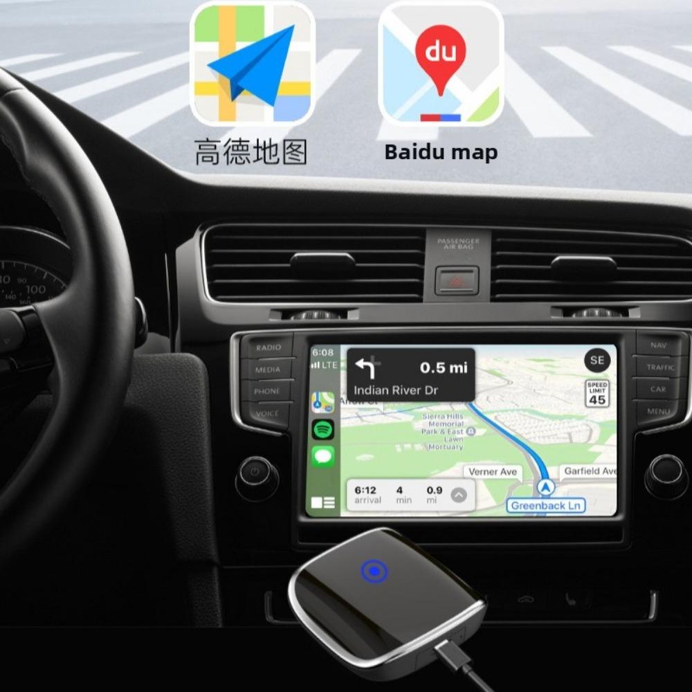 Wireless CarPlay Adapter Box Convert Wired To Wireless for Android Auto Car Screen Mirroring Navigation