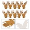 Cup Card Christmas Cup Card Wine Glass Card Place Cards Santa Hat Table Supplies