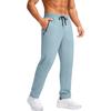 Mens Casual Breathable Solid Color Quick Dry Sports Long Pants