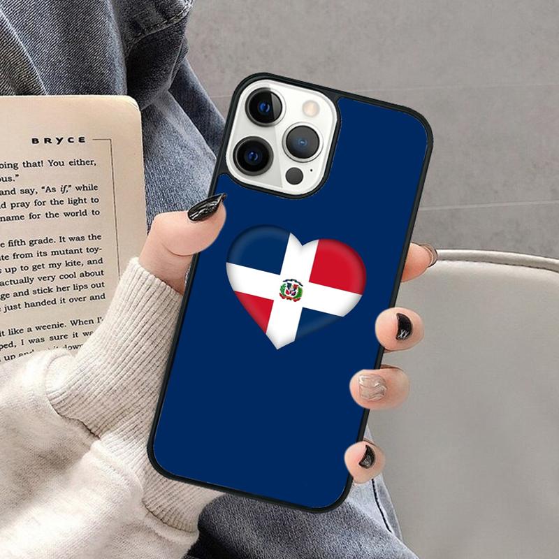 Dominican Republic Coat Of Arms Phone Case for iPhone 17 Air 16 16e 15 Plus for Apple 13 11 12 14 Pro Max Cover Coque