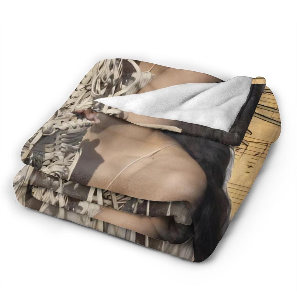 Rosalia Lux  Warm Soft Blanket  Picnic Plush Bedding Throws Fluffy Home Decor Flannel Bedspread Sofa Bed Cover