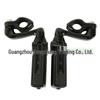 Universal Motorcycle Black Foot Pegs for 32mm (1.25”) Modification