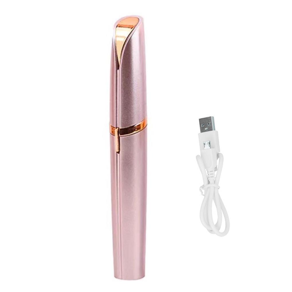 Elektryczny trymer do brwi USB Depilator do włosów na twarzy Trymer Golenie Podróżny Odpinany Golarka do brwi