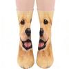 3D Tierpfoten Wadenlange Socken - Cartoon-Druck, Lustiges Huf-Design für Erwachsene, Katzen- & Hunde-Stile