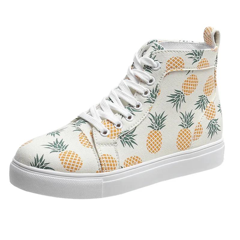 

Модные мужские высокие парусиновые туфли Модная обувь с принтом Мужские повседневные кроссовки Классная уличная брендовая обувь Классическая мужская вулканизированная обувь 43