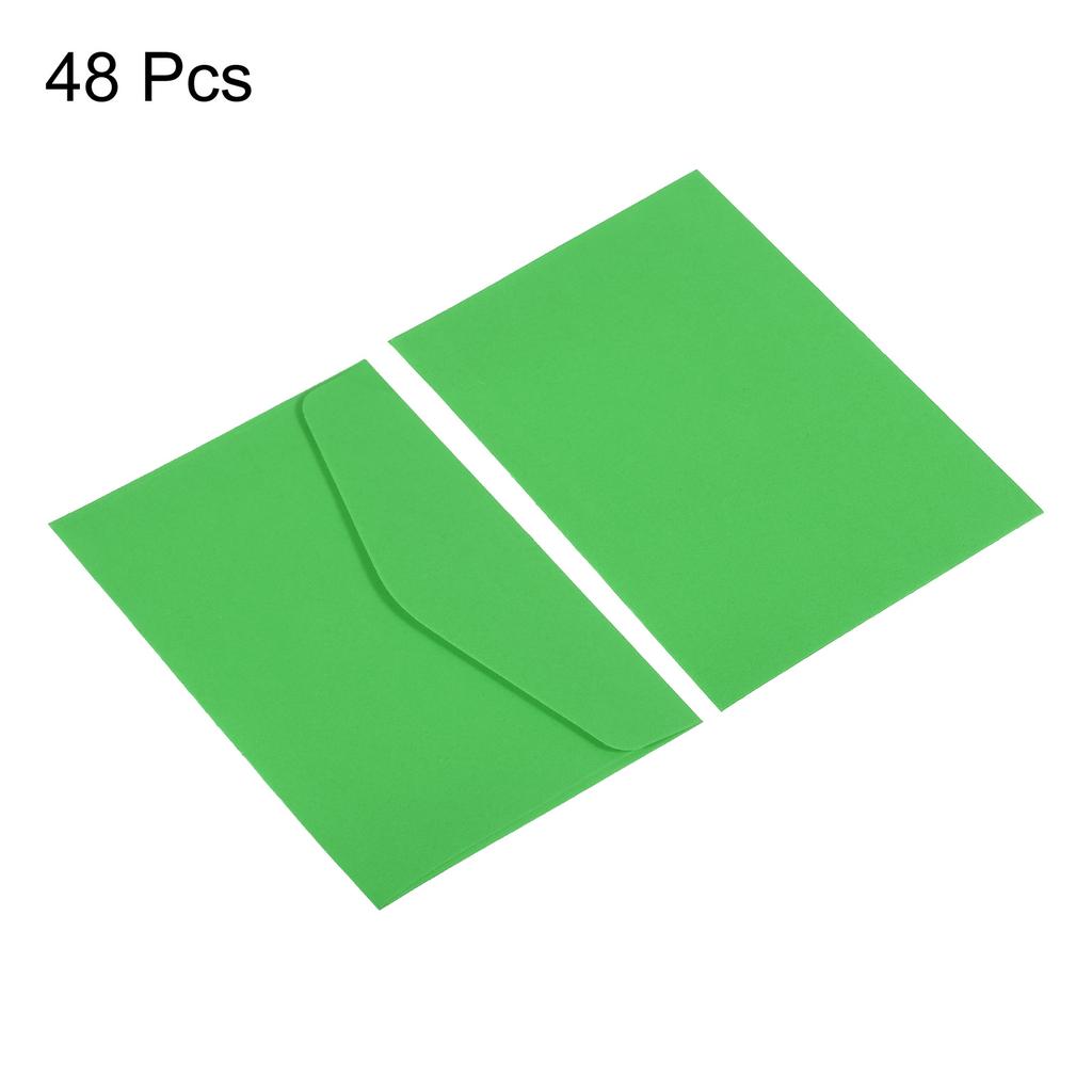 48Pcs Colorful Blank Mini Paper Envelopes DIY Multifunction Wedding Party Invitation Greeting Cards Gift Business Card Envelope