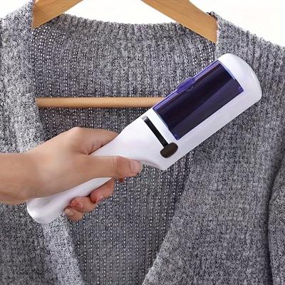 Brosse de Nettoyage à Sec Statique Manuelle Éliminateur Efficace de Peluches et de Poussière pour Vêtements Literie Poils d'Animaux