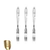 Camellia 304 Rostfritt Stål Fruktgaffel Set (3-pack)