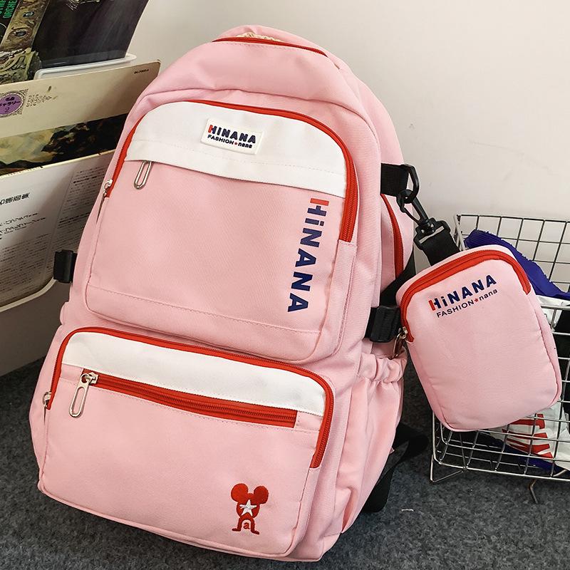 High School Students  Girls  Children  Elementary School Students Backpacks  College Students  Boys  Contrasting Color Backpacks