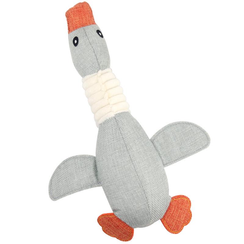 Squeaky Plush Dog Chew Toys Bite Resistant Molar Pet Toy Dog Boredom Relief Interactive Entertainment Durable Puppy Supplies