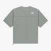 The NorTh Face Ila PockeT ShorT Sleeve Round T lighT Gray
