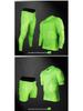 Thick Long Sleeve Goalkeeper Jersey Set with Knee Pads, Elbow Pads, and Helmet Armor