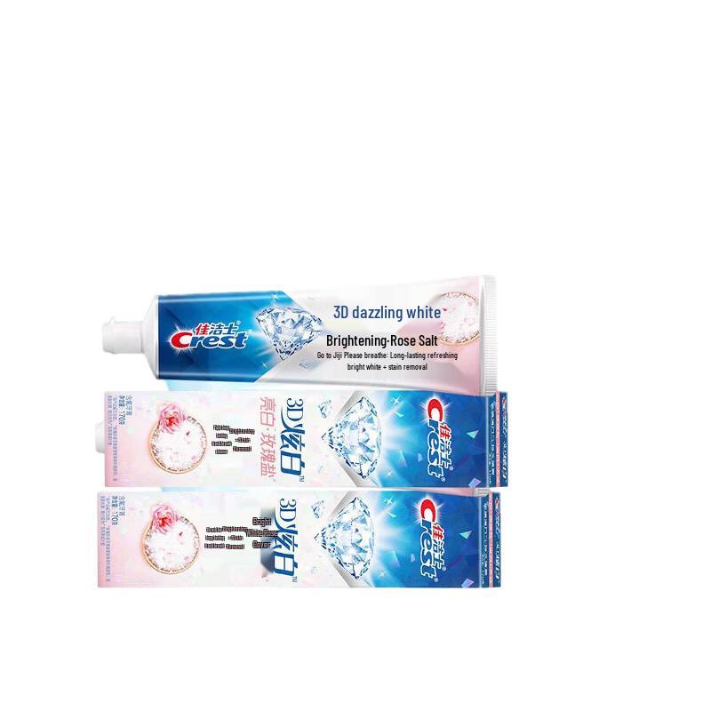 Crest 3D White Brightening Rose Salt Toothpaste
