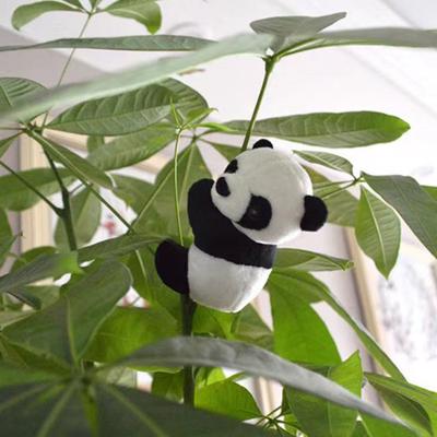 10 cm Nefis Peluş Dekorasyon Rahat Dokunmatik Mini Panda Süs Doldurulmuş Hayvan Peluş Oyuncak Doğum Günü Hediyesi