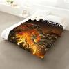 Classic Game Dark Souls 2 3 Throw Cozy Soft Flannel Throw Lightweight Skin-Friendly For Sofa Bed Office & Travel