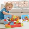 Magnetic Track Train Toys Building Blocks Set For Kids DIY Cube Magnetic Anti-gravity Levitating Train STEM Toy Boys Xmas Gift