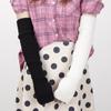 Damen Lange Fingerlose Handschuhe Weicher Damenhandschuh Lolita Kawaii Fäustling Winterwärmer Gestrickte Armmanschette Mädchen Punk Gothic Handschuhe