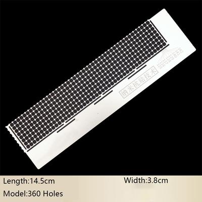 Stainless Steel DIY Diamond Painting Cross Ruler Solid Color Diamond Painting Tools Cross Stitch Tools Square Ruler