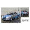 1/24 Nissan Skyline Ares GTR R34 Model Mașină Sport Aliaj Diecasts Metal Vehicule Mașină de Curse Model Sunet Lumină Jucării pentru Copii Cadou