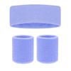 Exercise and fitness cycling basketball badminton breathable and sweat-absorbent headband hand protection wrist protection headband set