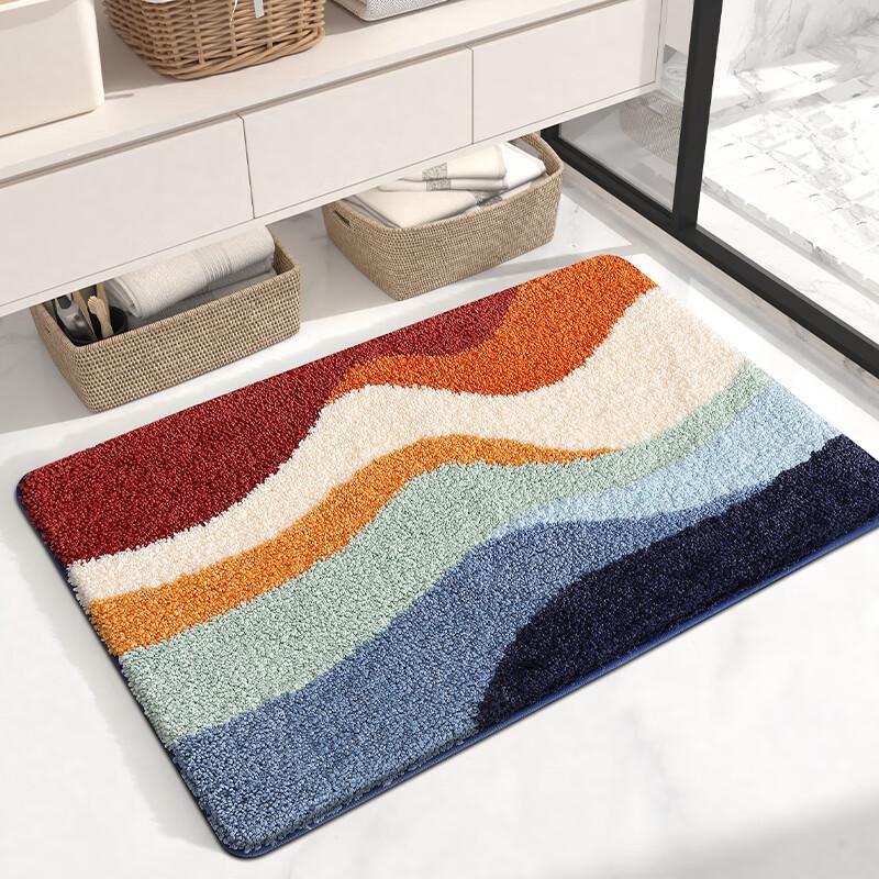 Dajiang Bathroom Mat, Entrance Doormat, Absorbent Mat, Toilet Foot Mat, Bathroom Floor Mat, 40x60cm