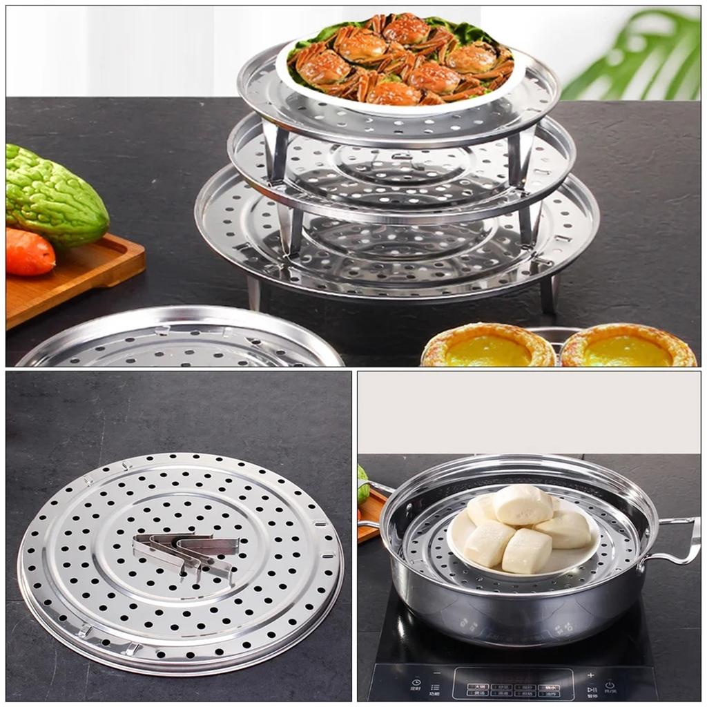 Stainless Steel Steamer Rack, Suitable For Steamers, Cornmeal Steamed Meat, Steamers, And Cooking Steamers