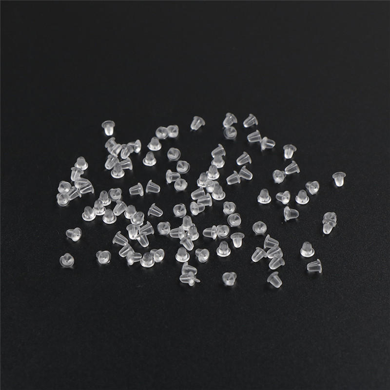 

100 шт. Серьги Ювелирные аксессуары Пуля Резиновые Затычки/Блокированные Сделай сам