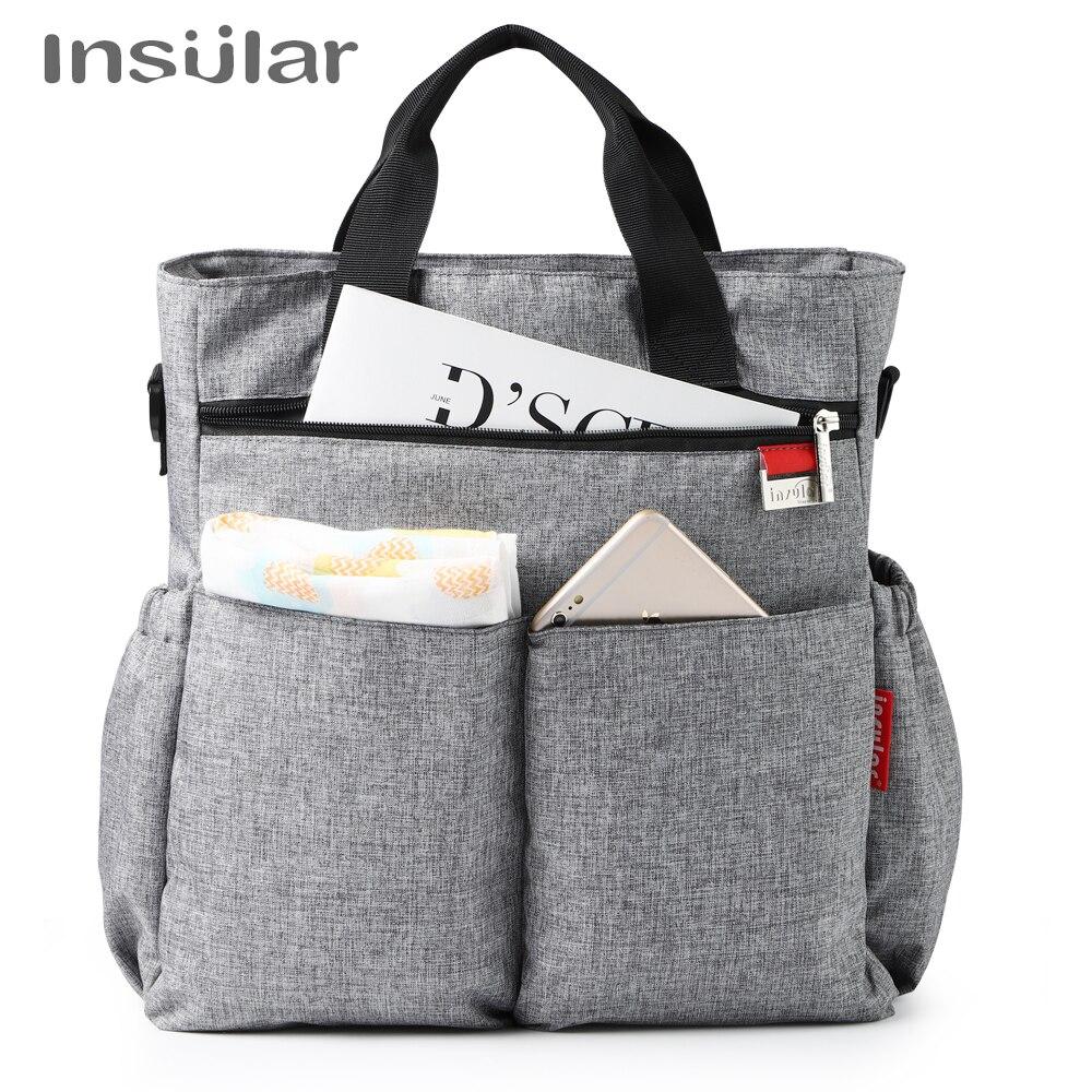 Fashion Baby Diaper Tote Bag Multifunctional Mommy Nappy Changing Bags Waterproof Mummy Stroller Bag
