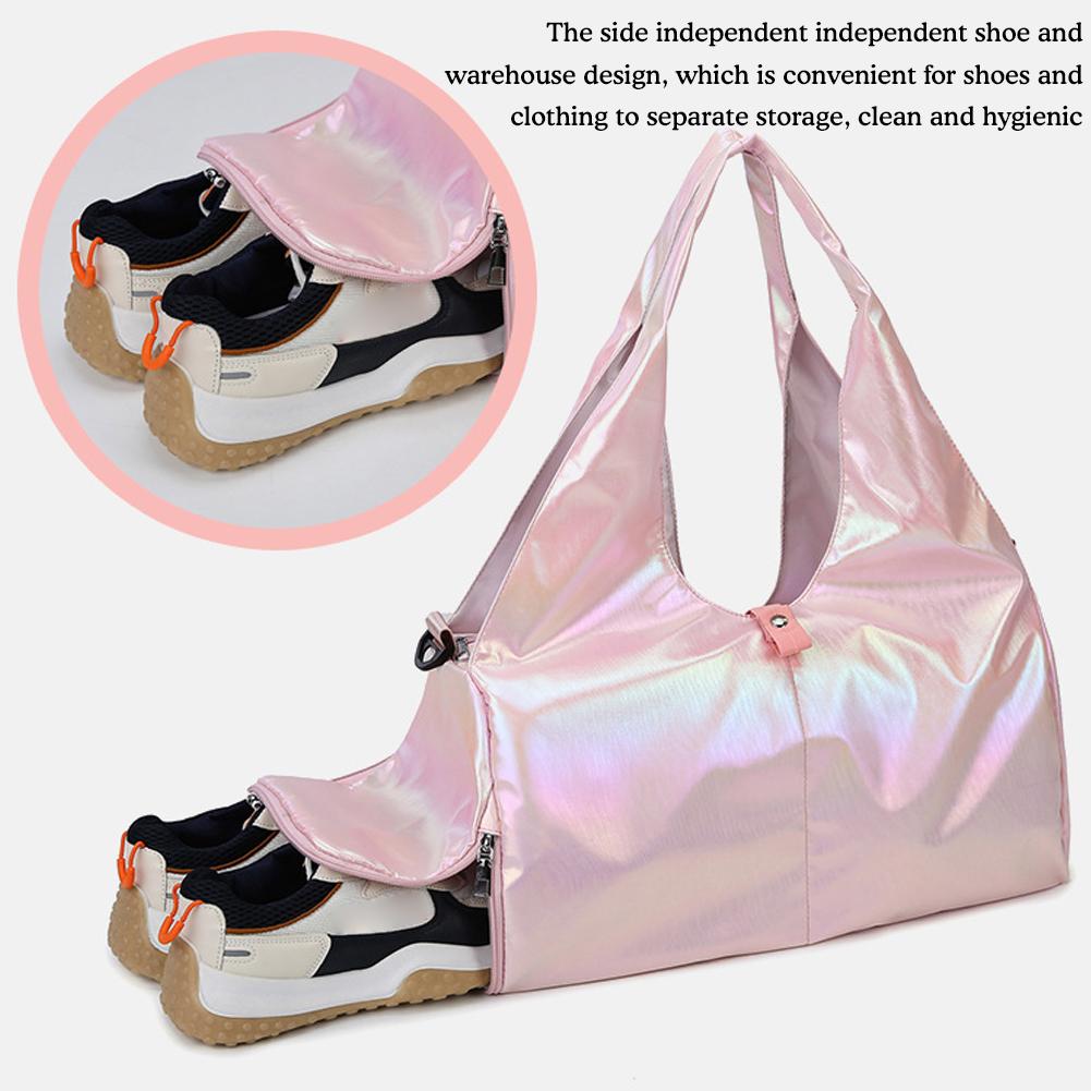 1 Pc Multifunctional Gym Bag Yoga Mat Shoulder Straps Large Capacity Multiple Pockets Waterproof Sports Fitness Bags 48*25*21cm