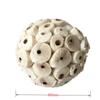 3Pcs Bird Shreddable Sola Balls Parrot Foraging Toy Natural Material for Cockatoo African for Grey Macaw