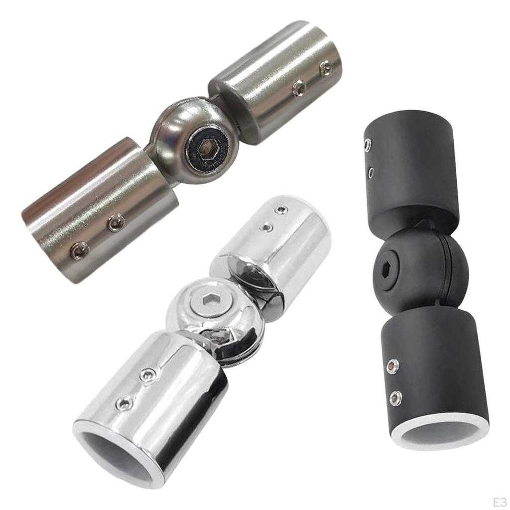 Adjustable Stainless Steel Rod Connector for Shower And Window Installation