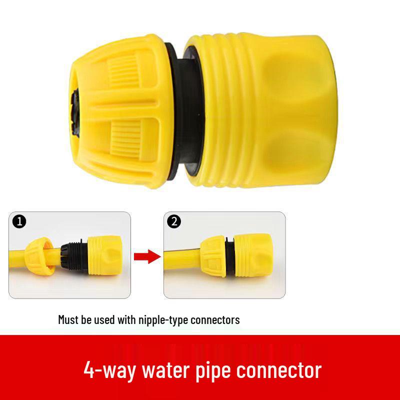 4dílná univerzální rychlospojková sada trysek na vodní potrubí