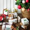 Gift Tags-250 PCS Christmas Gift Tags Christmas Presents Stickers Self Adhesive Christmas Tags Christmas Santa Wrapping Paper Holiday Decor (2.95 X