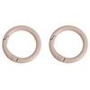 2/5/10Pcs Alloy Spray Painted Open Ring Spring Buckle Clasps For Key Bag Accessories