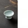 High-legged Tray Ceramic Fruit Tray Chinese Style Refreshment Dining Plate Dim Sum Dish Engagement Table Pastry Plate Fruit Tray Snack Plate Tray
