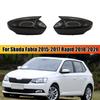 For Skoda Fabia 2015- Rapid 2016- Car Rearview Side Mirror Cover Wing Cap Exterior Door Housing Shell Trim Sticker