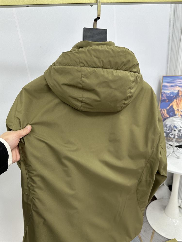 ARC Alternativ Herr 5K+P Vattentät Vindtät Jacka med Huva, Förtjockad för Höst & Vinter Utomhus Fritidskläder.