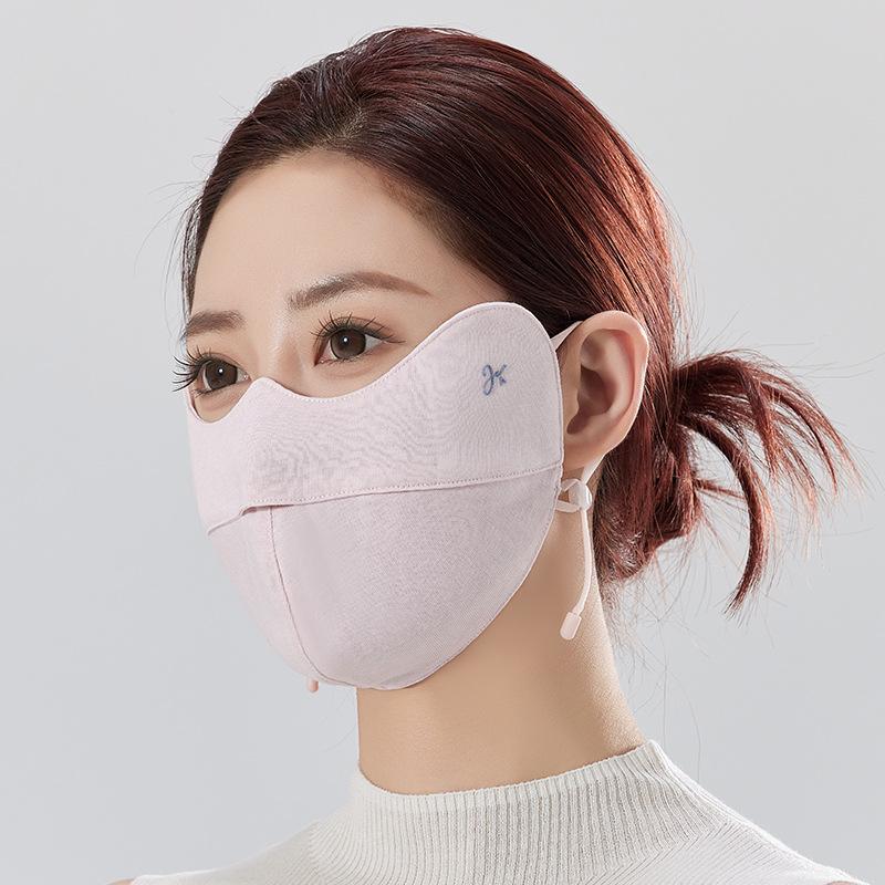 Ice-Feeling Seamless Sun Protection Mask for Spring/Summer: Comfortable, Versatile, Eye Corner Protection for Cycling & Climbing