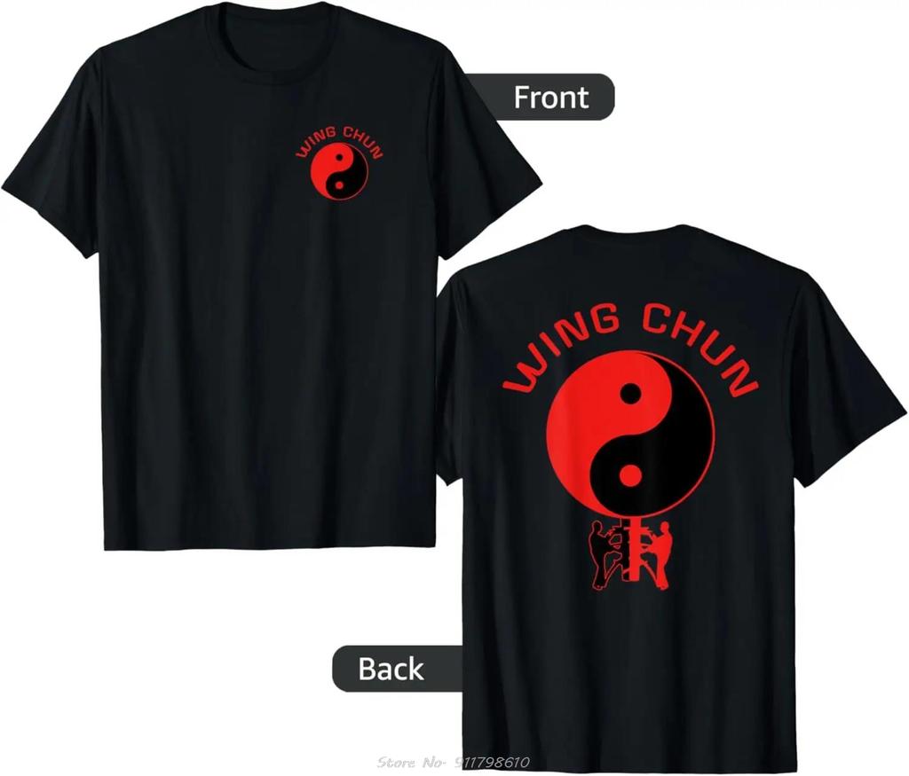 Wing Chun Kung Fu T-Shirt Clothes T-shirt Short Sleeve Tee Tshirt New In Tops Cotton Streetwear Unisex O-Neck Tshirt