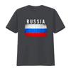 Russia Flag T Shirt Russian Unique Design for Patriotic Fashion vintage Washed Versatile Breathable graphic designer clothes