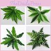 Dracaenafragrans And Pteridophyta Leaf Artificial Green Plant For Home Office Decor
