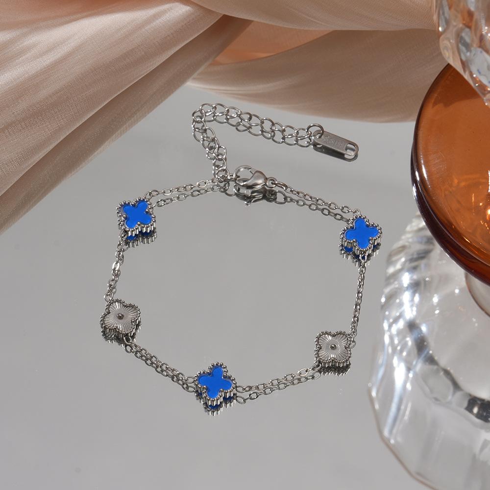 Four Leaf Clover Bracelet, Light Luxury High-end Jewelry