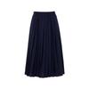 Langzi Pleated A-Line Maxi Skirt
