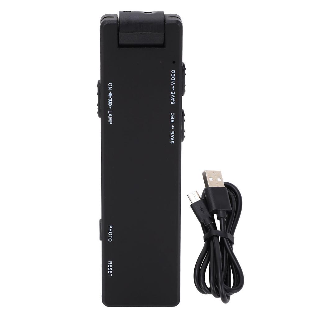 Body Mounted Camera 1080P Clip On USB Rechargeable Pocket Video Recorder for Home Office Security