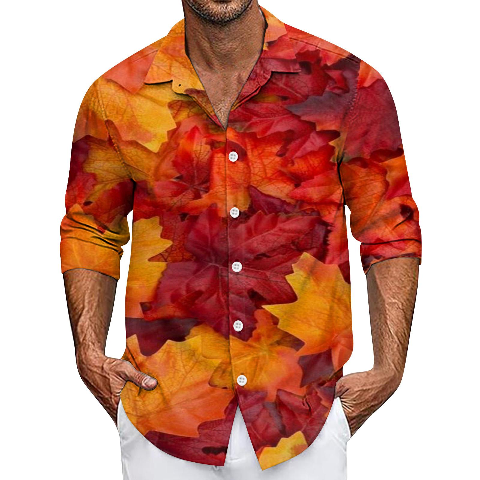 

Мужская летняя новая свободная рубашка с длинным рукавом с принтом, кардиган, пляжная рубашка XXXL красный