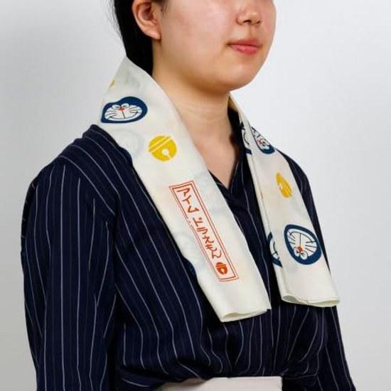 Marushin Tenugui Doraemon Wagokoro Dot