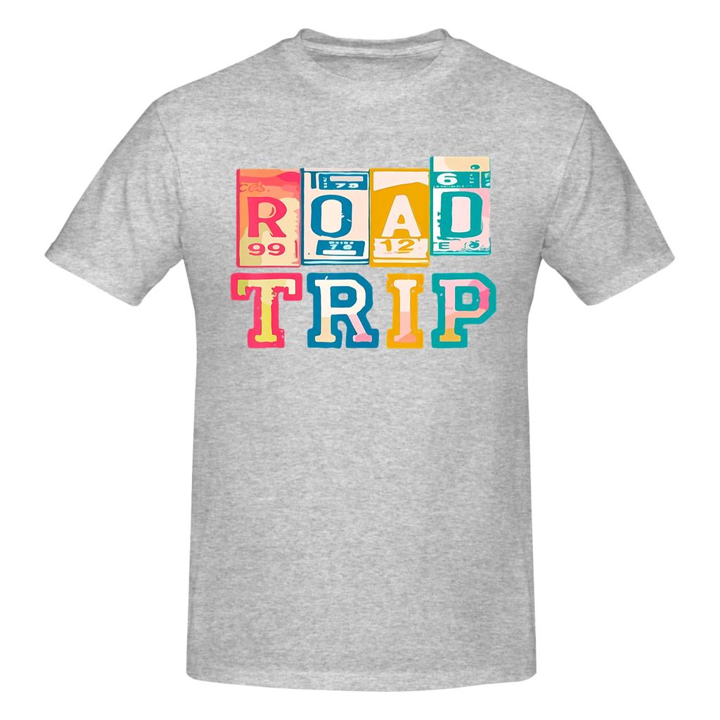 1 Piece Colorful Novelty Graphic 100 Cotton Tshirt Road Trip Tees Tops For Unisex