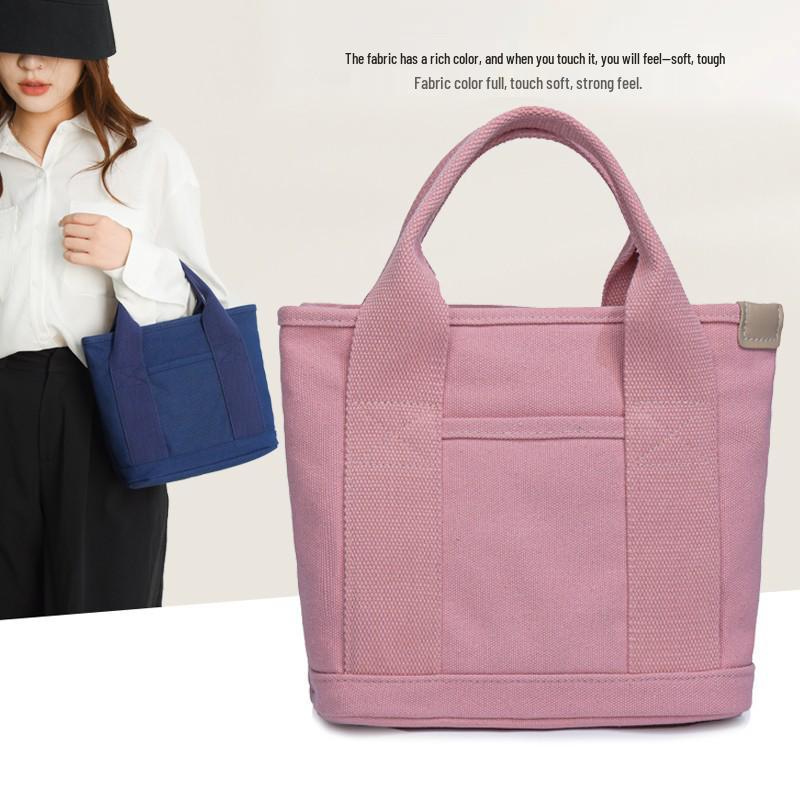 Japanese-Style Mille-Feuille Large Capacity Canvas Tote Bag